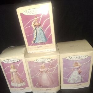 Keepsake Barbie Ornament Set